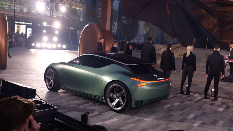 Illustration for article titled Take a Closer Look at The New Genesis Mint Luxury EV Hatchback Concept